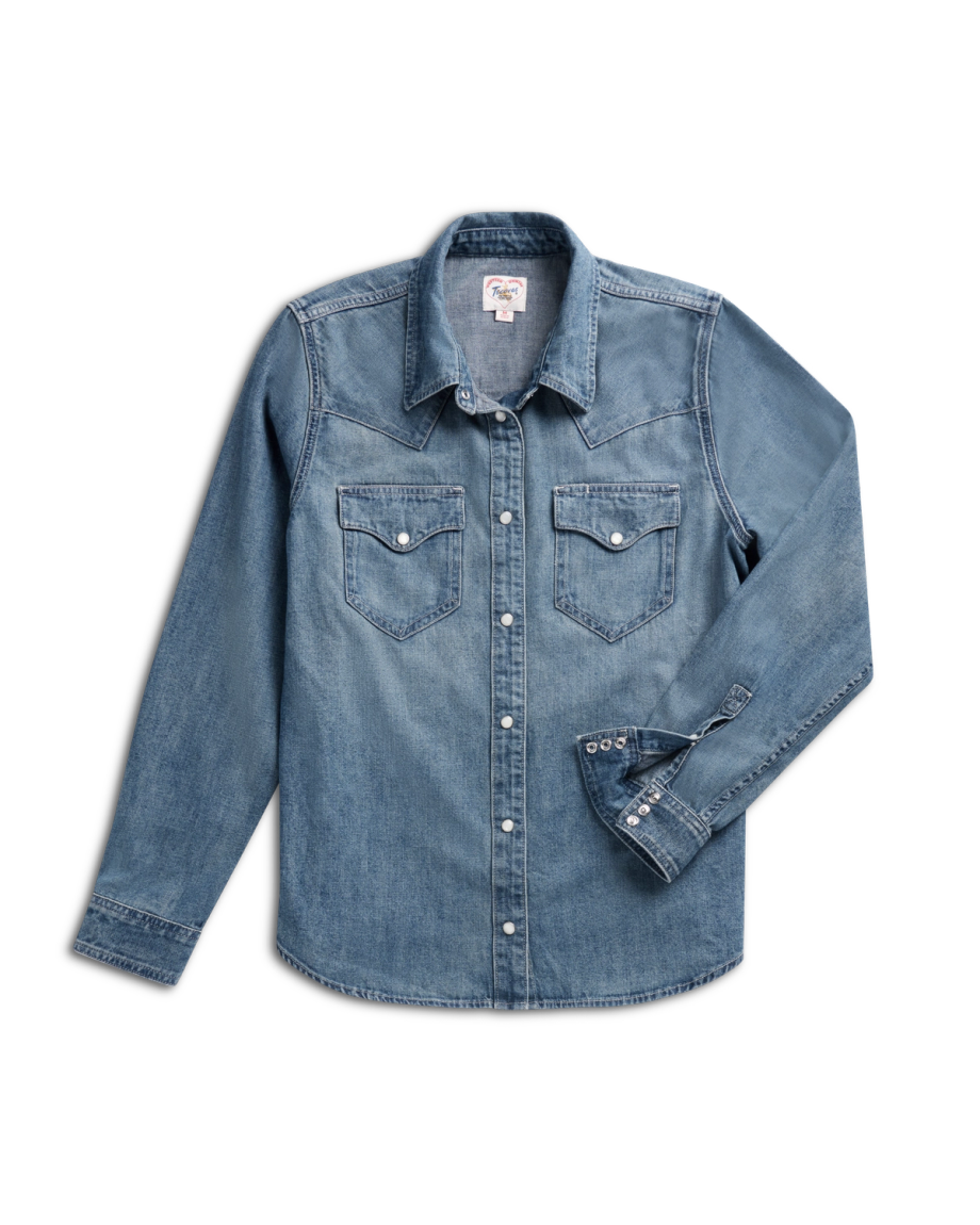 Women's Denim Pearl Snap - Image 17