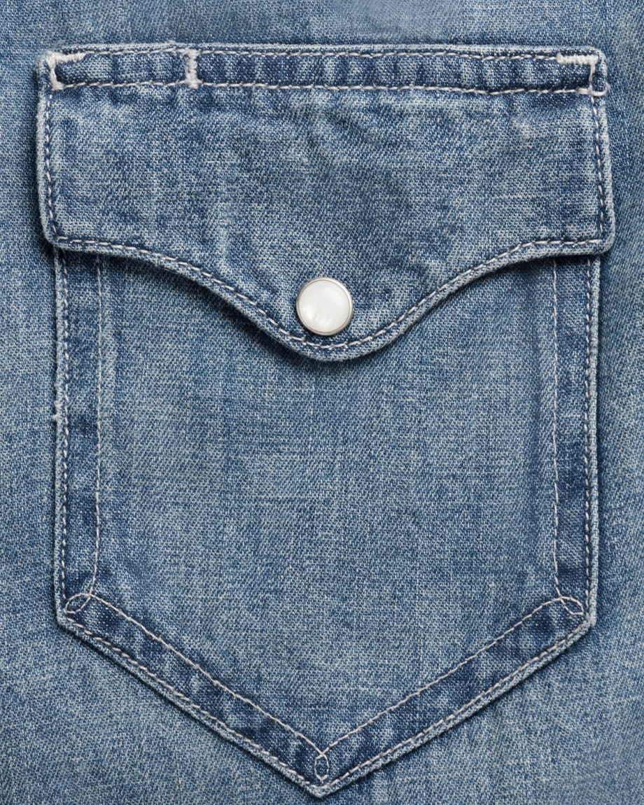 Women's Denim Pearl Snap - Image 16