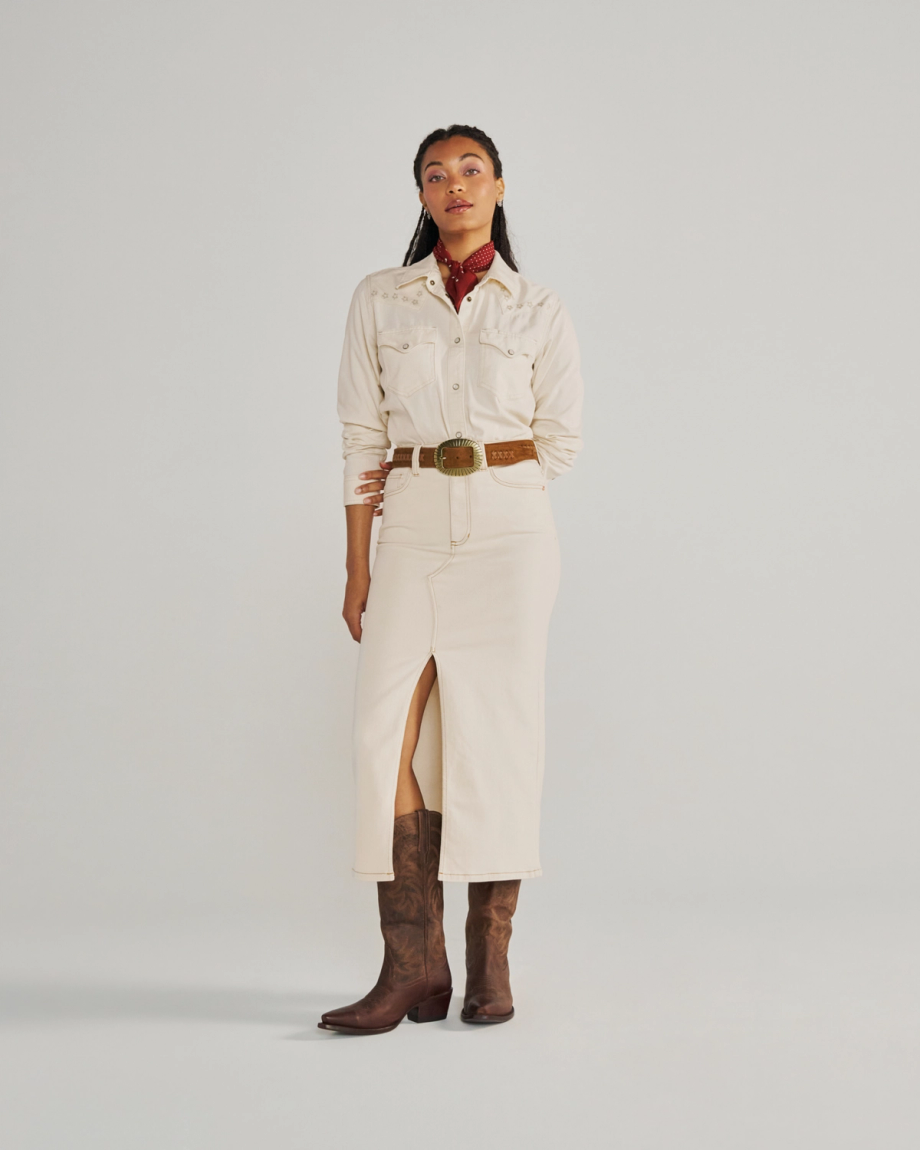 Women's Denim Pearl Snap - Image 20