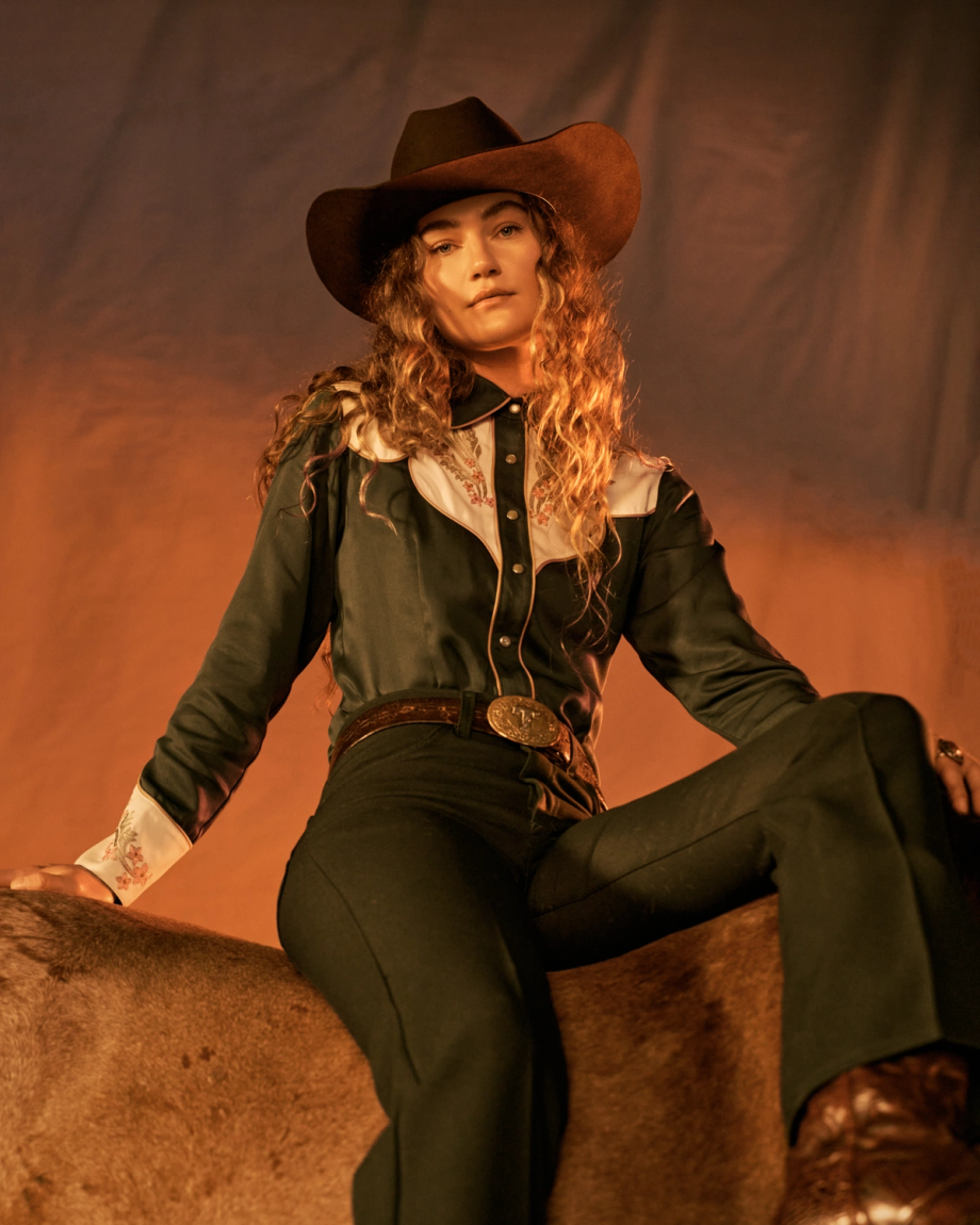 Women's Tecovas X H Bar C Birthday X Shirt - Image 11