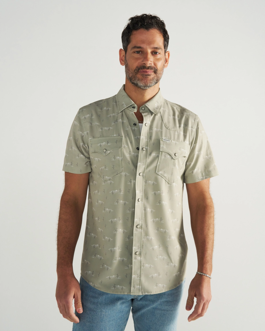 Men's Tecovas x Mossy Oak Performance Western Short Sleeve - Image 73