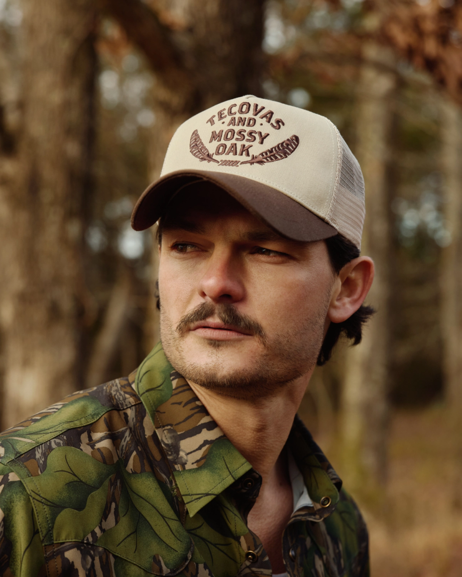 Tecovas x Mossy Oak Feather Logo Trucker - Image 2