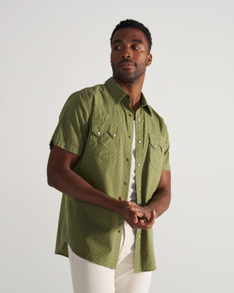 Men's Star Stitch Pearl Snap - Image 8