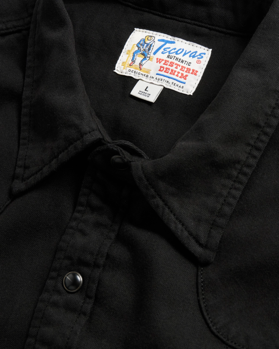 Men's Denim Short Sleeve Pearl Snap - Image 38