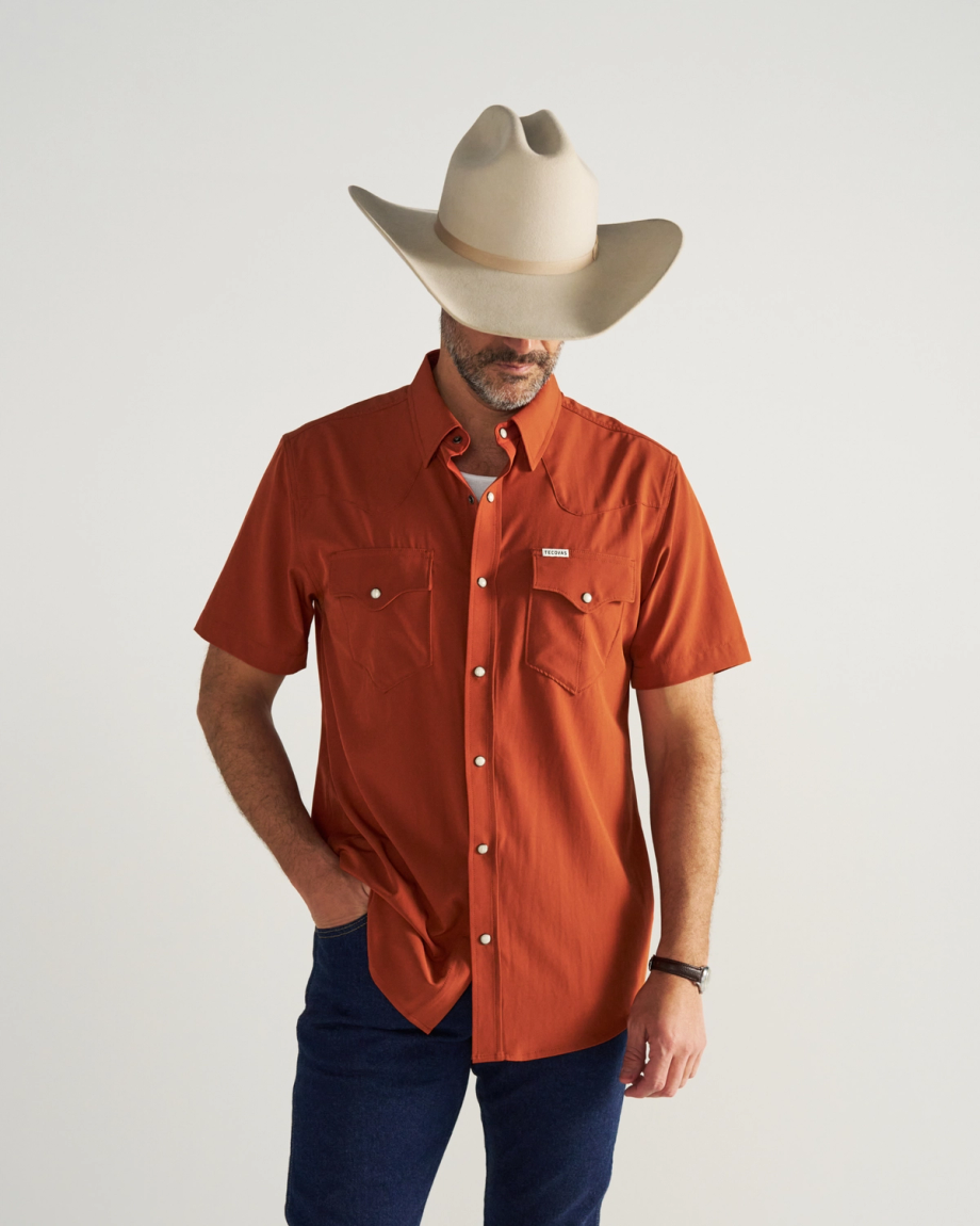 Men's Tecovas x Mossy Oak Performance Western Short Sleeve - Image 40