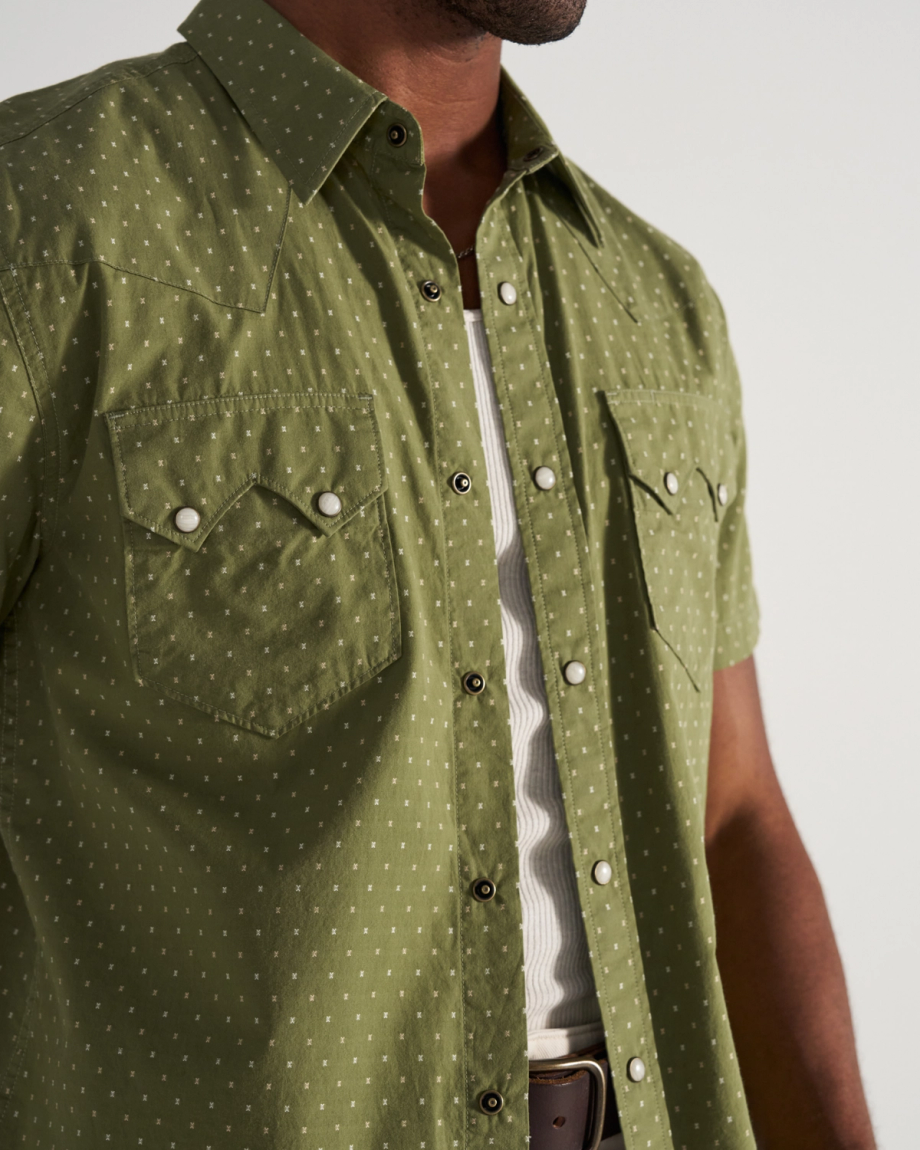 Men's Star Stitch Pearl Snap - Image 10