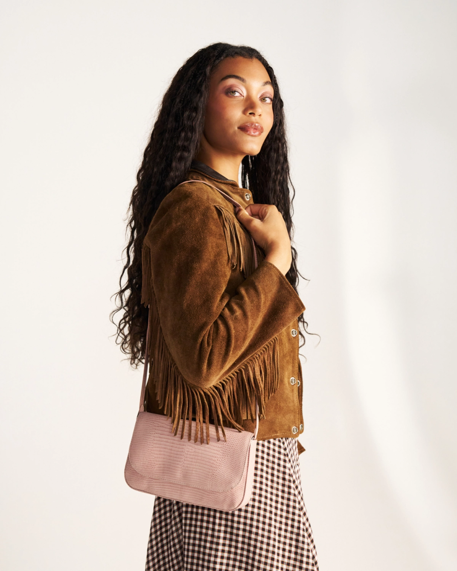 Lizard Shoulder Bag - Image 12
