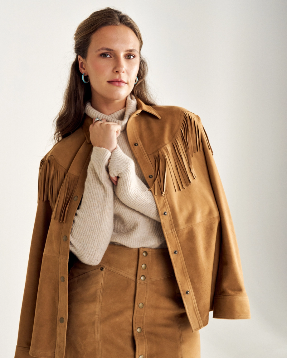 Women's Suede Shacket - Image 5