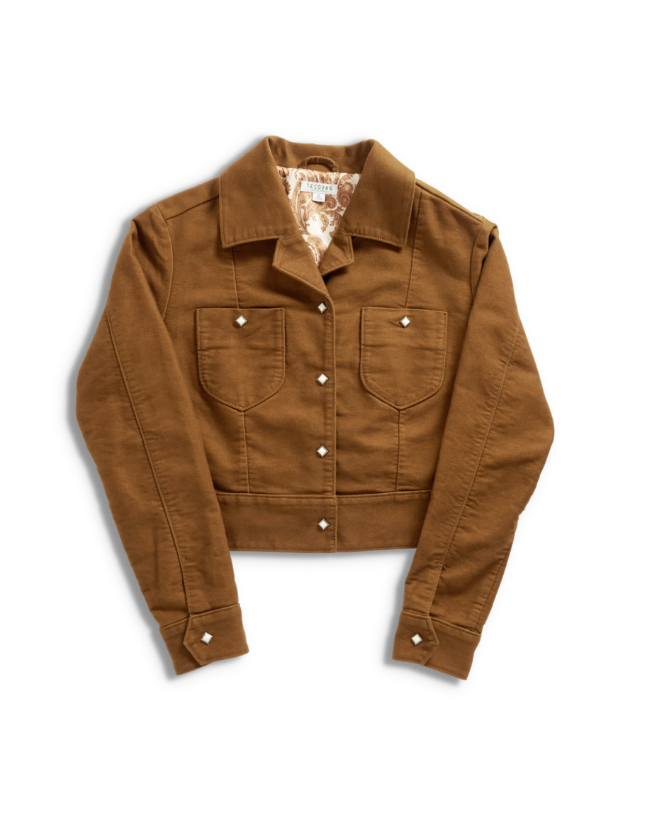 Women's Moleskin Pearl Snap Jacket - Image 9