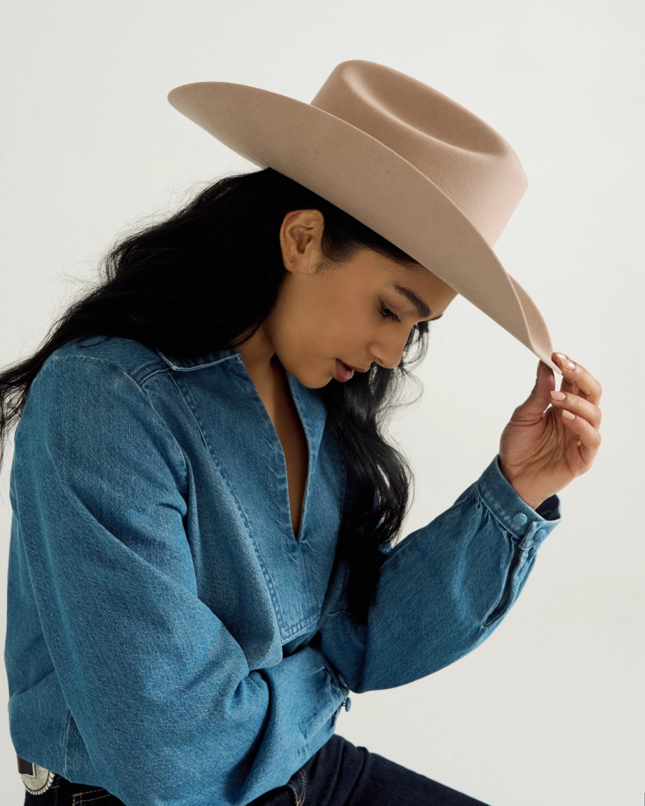 Cattleman Wool Cowboy Hat - Image 6