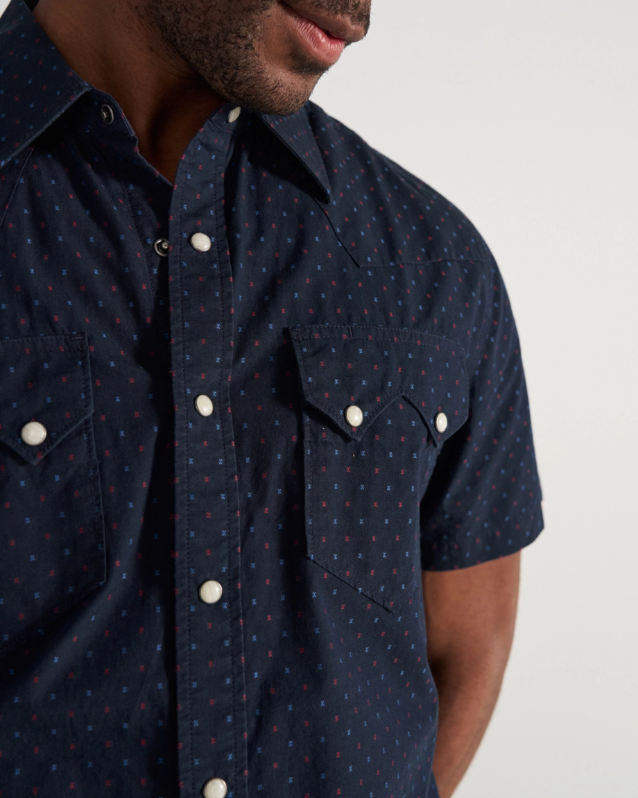 Men's Star Stitch Pearl Snap - Image 4