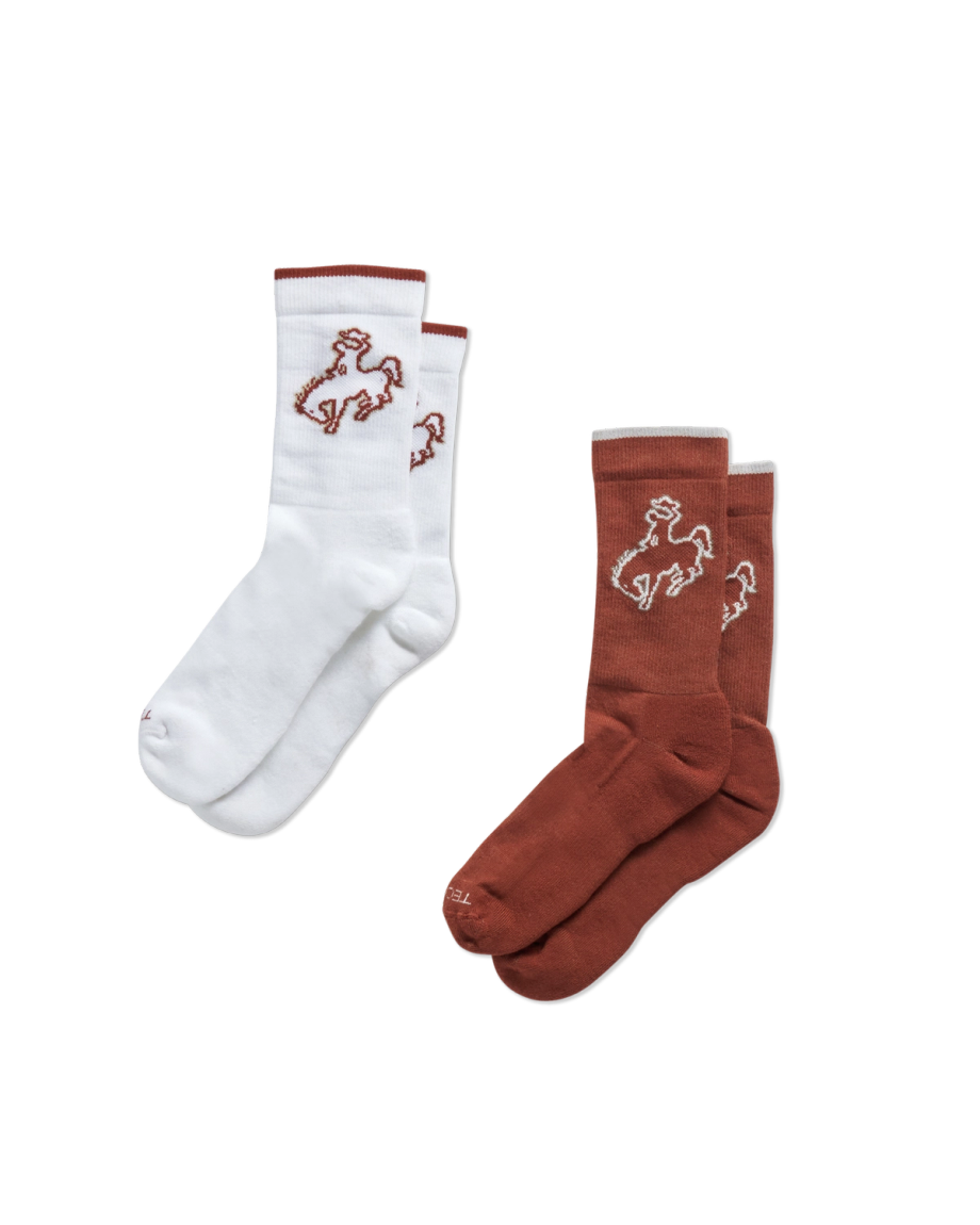 Buckin Bronc Crew Socks (2-Pack)