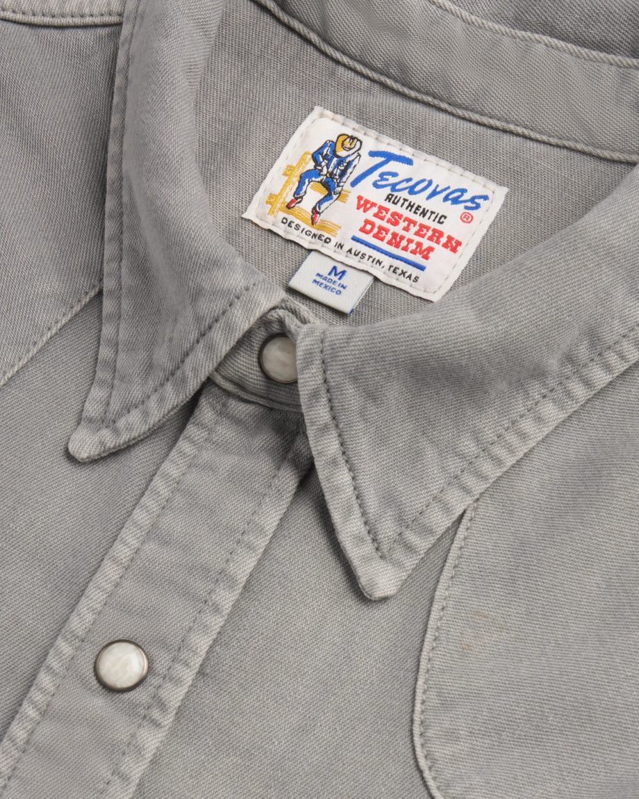 Men's Denim Short Sleeve Pearl Snap - Image 5