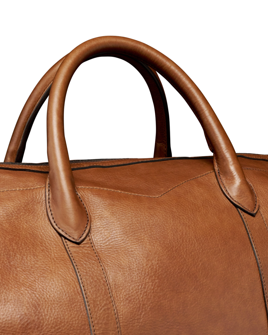 Lightweight Leather Duffle - Image 4