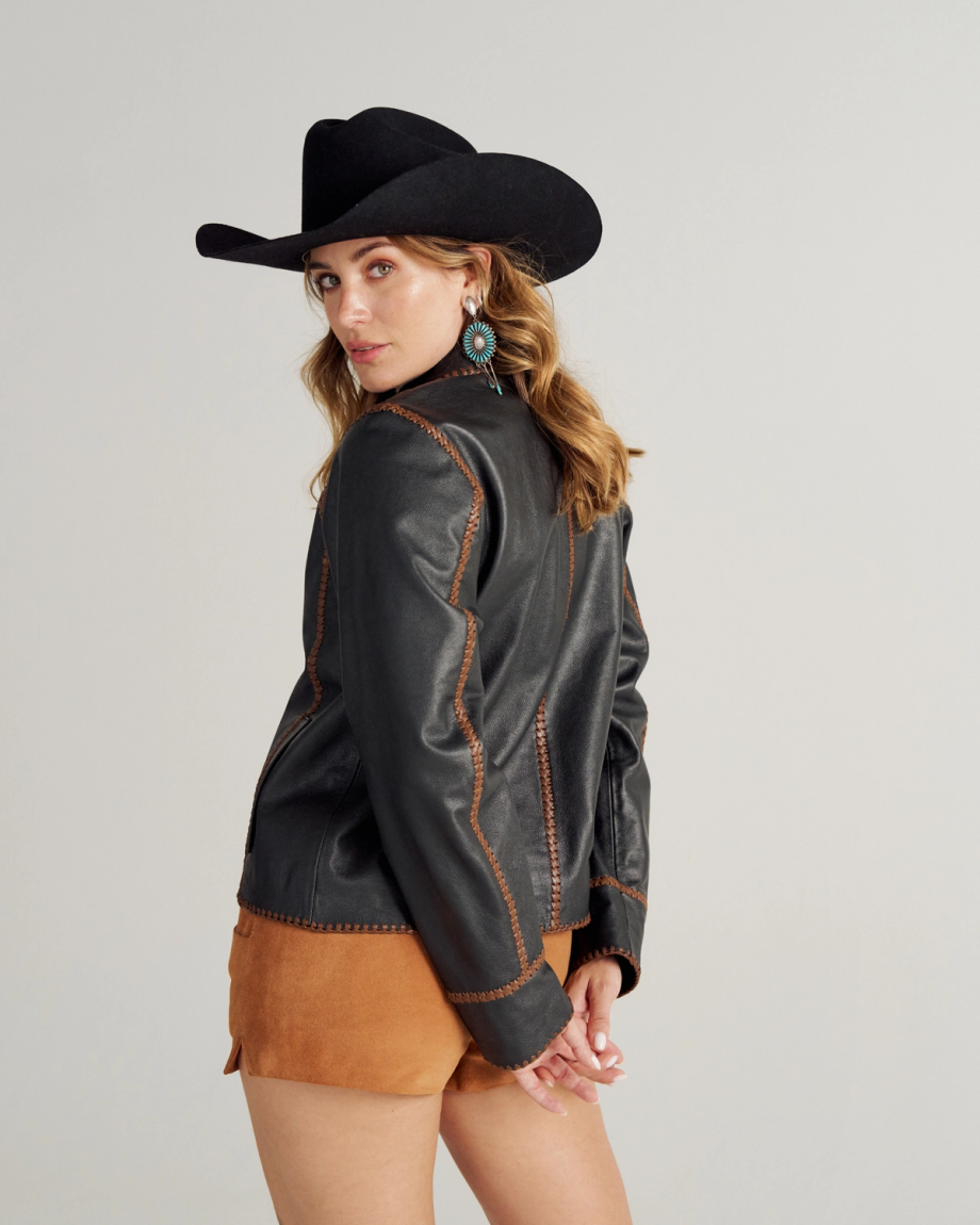 Women's Leather Jacket - Image 2