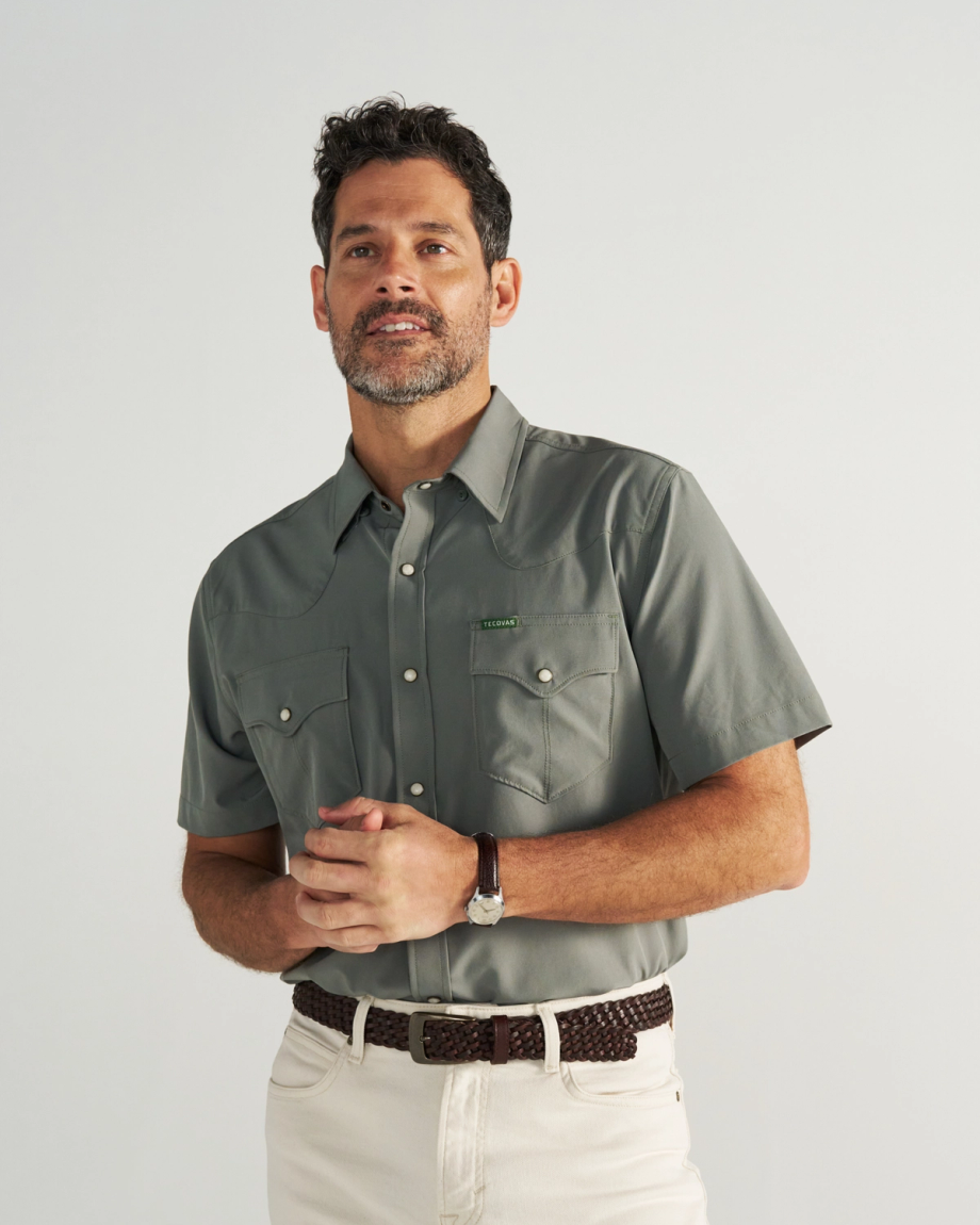 Men's Tecovas x Mossy Oak Performance Western Short Sleeve - Image 63