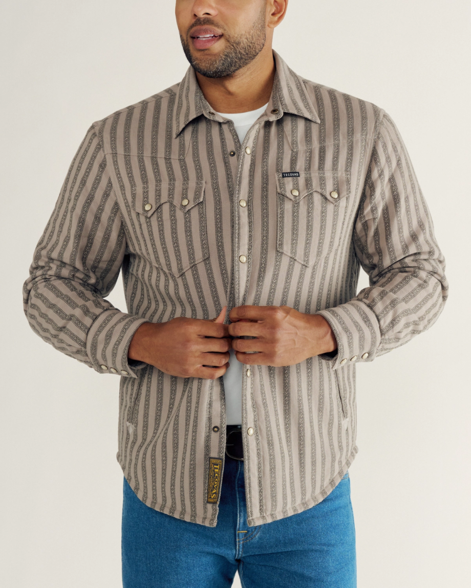 Men's Sawtooth Pearl Snap Shacket