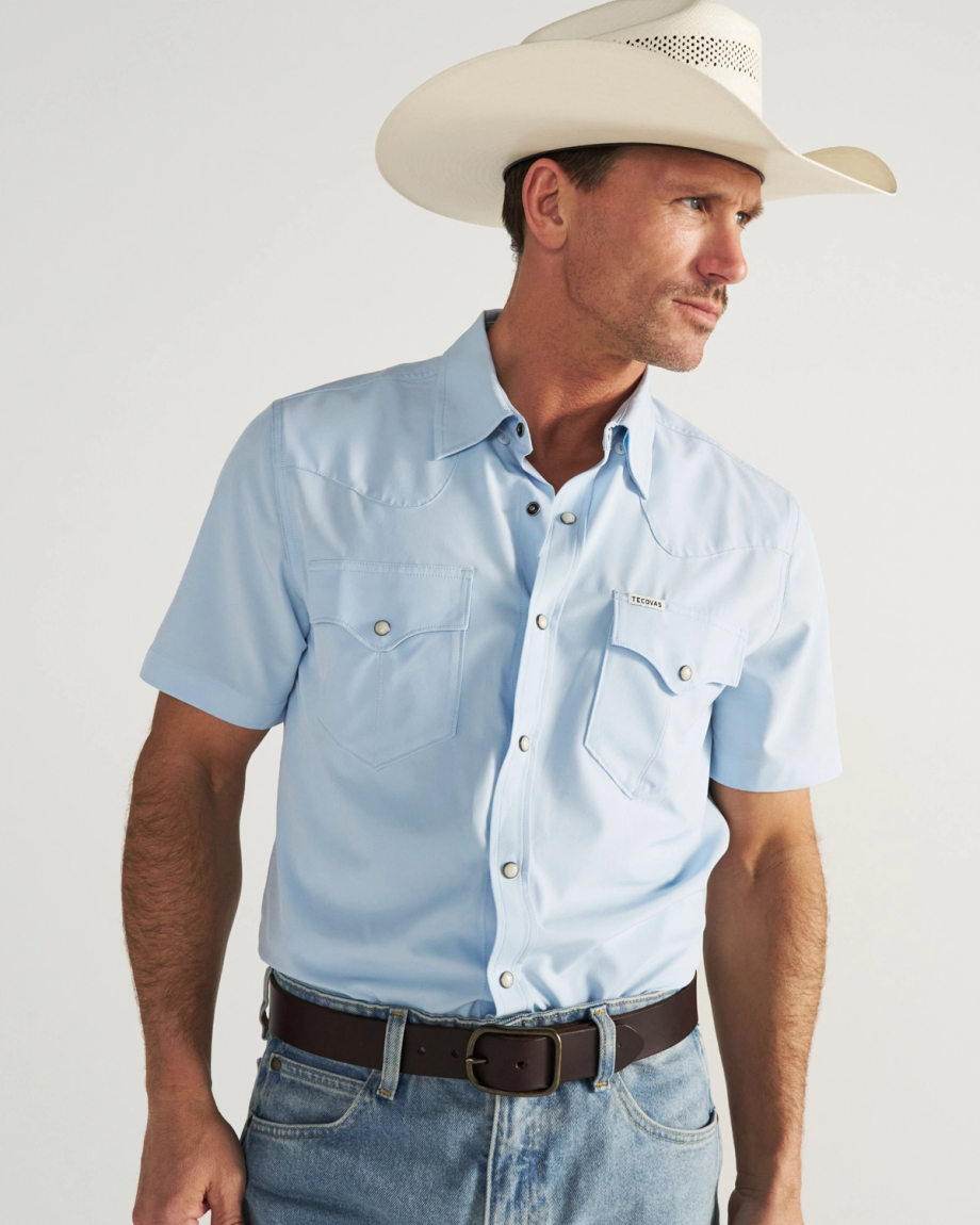 Men's Tecovas x Mossy Oak Performance Western Short Sleeve - Image 24