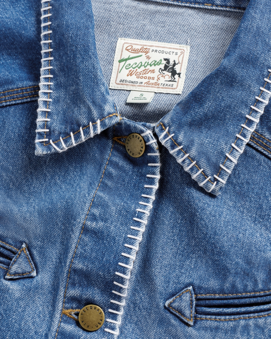 Women's Denim Chore Jacket - Image 5