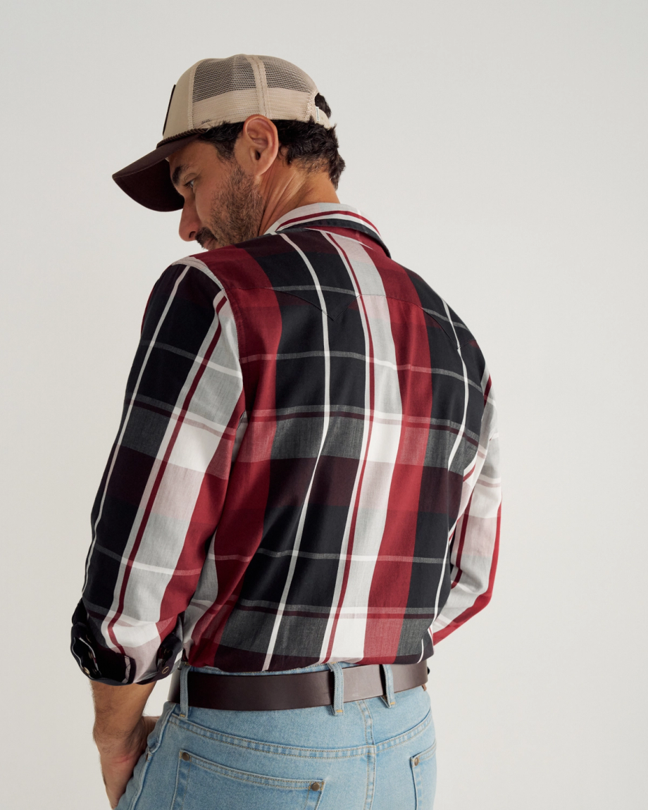 Men's Vintage Weight Pearl Snap - Image 3