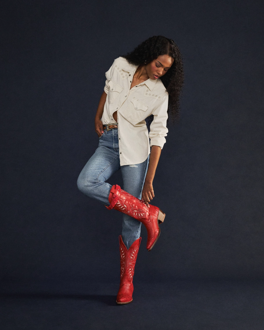 Women's Denim Pearl Snap - Image 27