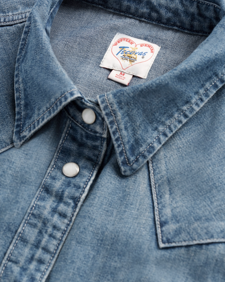 Women's Denim Pearl Snap - Image 14