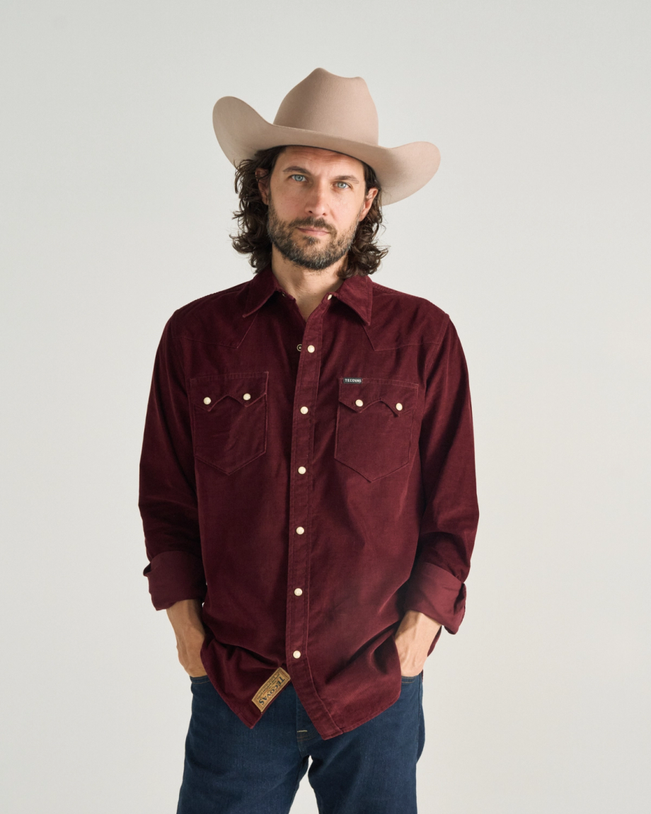Men's Texas Weight Corduroy Pearl Snap - Image 9