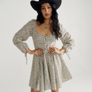 Women's Long Sleeve Mini Dress